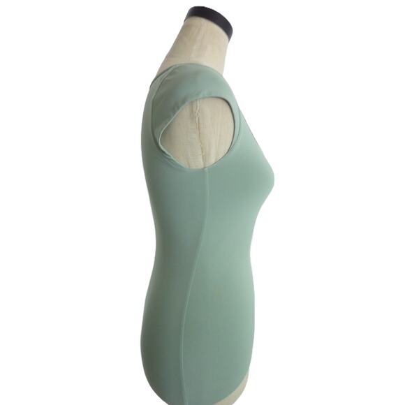 Aritzia Contour Cap Sleeve Top S Scoop Quantum Green - Picture 2 of 7